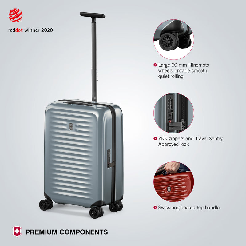 Victorinox, Airox Frequent Flyer Plus Hardside Cabin Luggage, 41 litres, Silver
