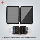 Victorinox Swiss Designed Airox Medium Hardside Luggage, 74 litres, Silver, Check-in Trolley bag