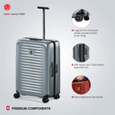Victorinox Swiss Designed Airox Medium Hardside Luggage, 74 litres, Silver, Check-in Trolley bag