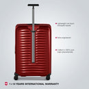 Victorinox Swiss Designed Airox Large Hardside Luggage, 98 litres, Victorinox Red, Check-in Trolley bag