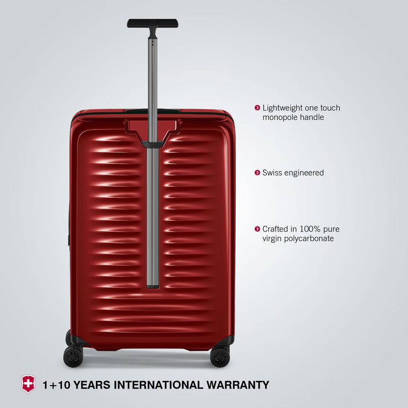 Victorinox, Airox Large Hardside Luggage, 98 litres, Victorinox Red, Check-in Trolley bag
