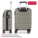 Wenger Static-Pro Carry-on Hardside Suitcase, 33 Litres, Champagne, Swiss designed-blend of style & function