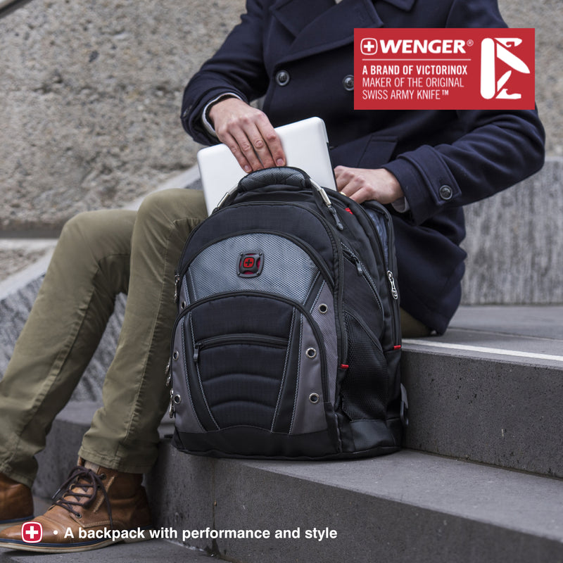 Wenger SYNERGY 16'' Laptop Backpack (26 Litres) Swiss Designed Black