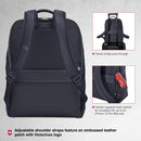 Victorinox Victoria Signature Women Deluxe Backpack, 15'' Laptop & 10'' Tablet Pocket, Midnight Blue, Swiss designed
