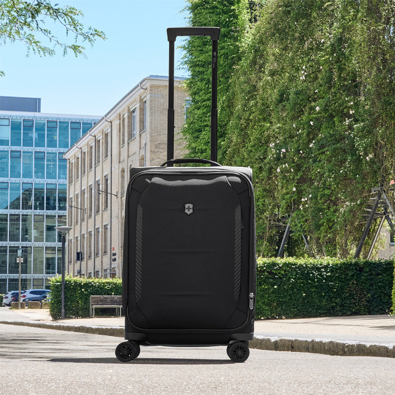 Victorinox, Crosslight, Frequent Flyer Plus Softside Cabin Luggage, 46 litres, Black, Trolley Bag