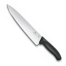 Victorinox Swiss Made Swiss Classic Stainless Steel Carving Knife, Straight Blade, 25 cm, Black