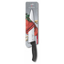 Victorinox Swiss Made Swiss Classic Stainless Steel Carving Knife, Straight Blade, 25 cm, Black