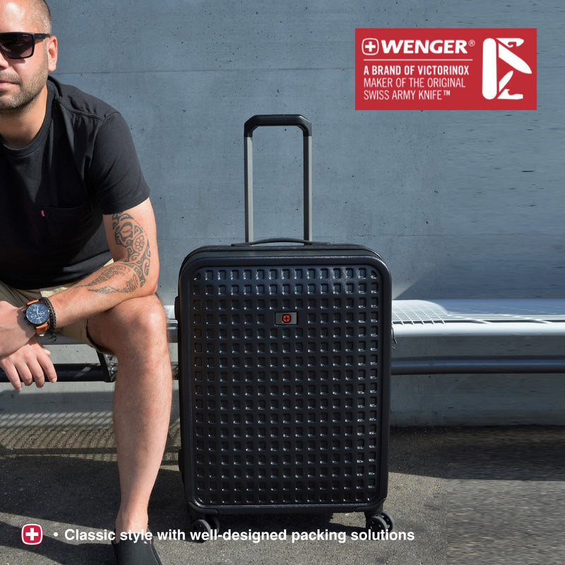 Wenger Matrix 24'' Hard Shell Suitcase in Black (59 L)
