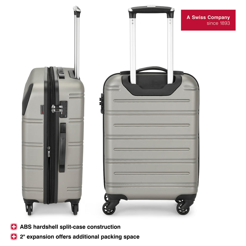 Wenger Static Medium Hardside Suitcase, 67 Litres, Gold, Swiss designed
