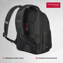 Wenger  17.5" ScanSmart Laptop Backpack, 30 Litres, Black, Swiss Designed-blend of style & function