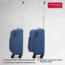 Wenger, Castic Carry-On Softside Case, Blue, 36 Litres, Swiss designed