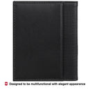 Victorinox Altius Alox,Leather Bi-Fold Card Case, Black