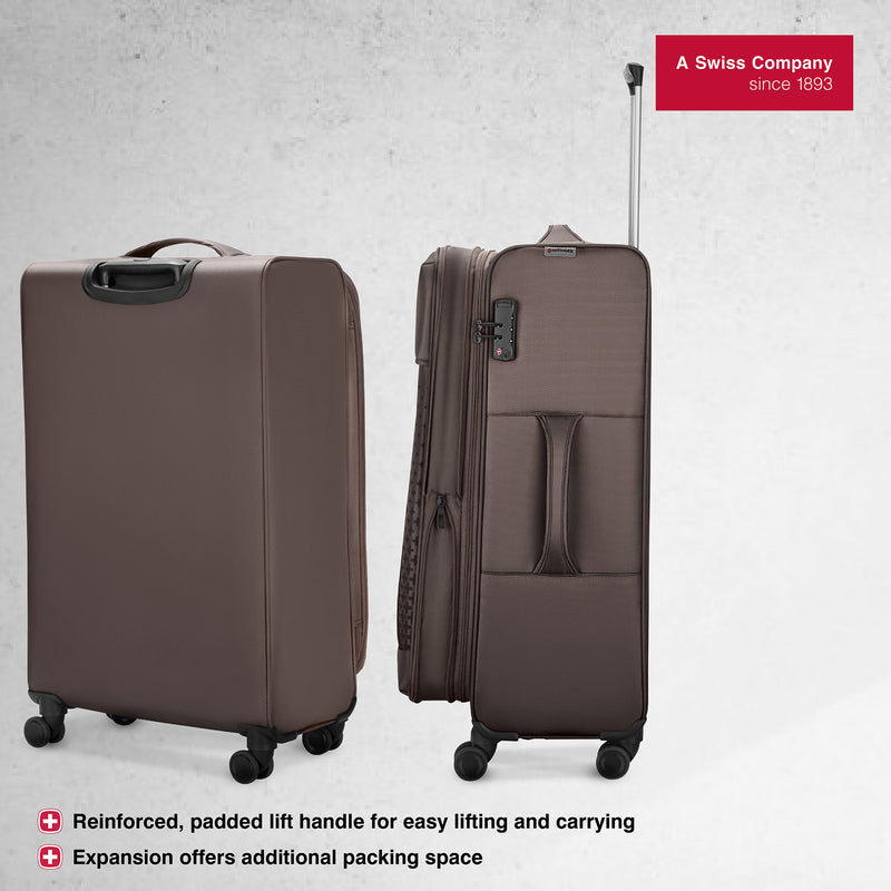 Wenger, Veric Large Softside Case, Taupe, 101 Litres, Swiss designed