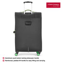 Wenger Fiero-Pro Large Softside Suitcase, 116 Litres, Black/Green, Swiss designed-blend of style & function