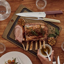 Victorinox Wooden Kitchen Chopping Board with Juice Groove - Brown, Large, Swiss Made