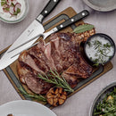 Victorinox Wooden Kitchen Chopping Board with Juice Groove - Brown, Large, Swiss Made