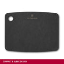 Victorinox Chopping/Cutting Board - Perfect for Cutting Vegetables, Fruits & Meat, Black, Small, Swiss Made