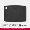 Victorinox Chopping/Cutting Board - Perfect for Cutting Vegetables, Fruits & Meat, Black, Small, Swiss Made