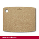 Victorinox Chopping/Cutting Board - Perfect for Cutting Vegetables, Fruits & Meat, Brown, Medium, Swiss Made