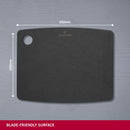 Victorinox Chopping/Cutting Board - Perfect for Cutting Vegetables, Fruits & Meat, Black, Medium, Swiss Made