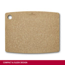 Victorinox Chopping/Cutting Board - Perfect for Cutting Vegetables, Fruits & Meat, Brown, Large, Swiss Made