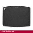 Victorinox Chopping/Cutting Board - Perfect for Cutting Vegetables, Fruits & Meat, Black, Extra Large, Swiss Made