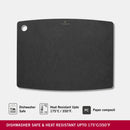 Victorinox Chopping/Cutting Board - Perfect for Cutting Vegetables, Fruits & Meat, Black, Extra Large, Swiss Made