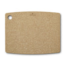 Victorinox Gourmet Series Chopping/Cutting Board with juice groove, Brown, Small