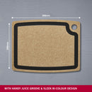 Victorinox Gourmet Series Chopping/Cutting Board with juice groove, Brown, Small