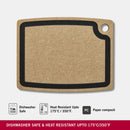 Victorinox Gourmet Series Chopping/Cutting Board with juice groove, Brown, Small