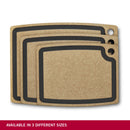 Victorinox Gourmet Series Chopping/Cutting Board with juice groove, Brown, Small