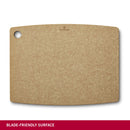Victorinox Gourmet Series Chopping/Cutting Board with juice groove, Brown, Medium