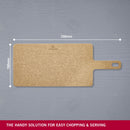 Victorinox Handy Series Chopping/Cutting Board with Handle, Brown, Large