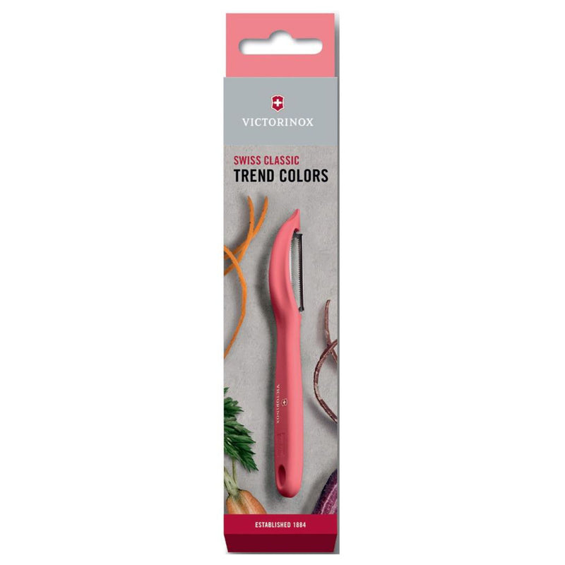 Victorinox Swiss Classic Universal Peeler, Wavy Edge, Trend Colours Special Edition, Tomato Red, Swiss Made