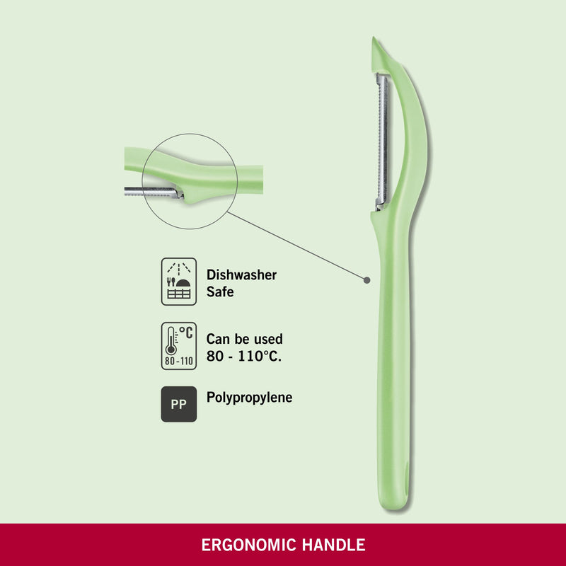 Victorinox Swiss Classic Universal Peeler, Wavy Edge,Trend Colours Special Edition, Apple Green, Swiss Made