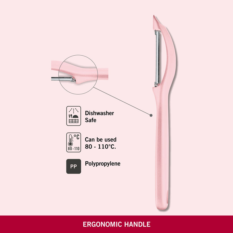 Victorinox Swiss Classic Universal Peeler, Wavy Edge,Trend Colours Special Edition, Rose Pink, Swiss Made