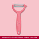 Victorinox Swiss Classic Peeler, Wavy Edge, Swiss Trend Colours Special Edition Tomato Red, Swiss made