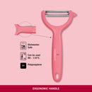 Victorinox Swiss Classic Peeler, Wavy Edge, Swiss Trend Colours Special Edition Tomato Red, Swiss made