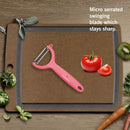 Victorinox Swiss Classic Peeler, Wavy Edge, Swiss Trend Colours Special Edition Tomato Red, Swiss made