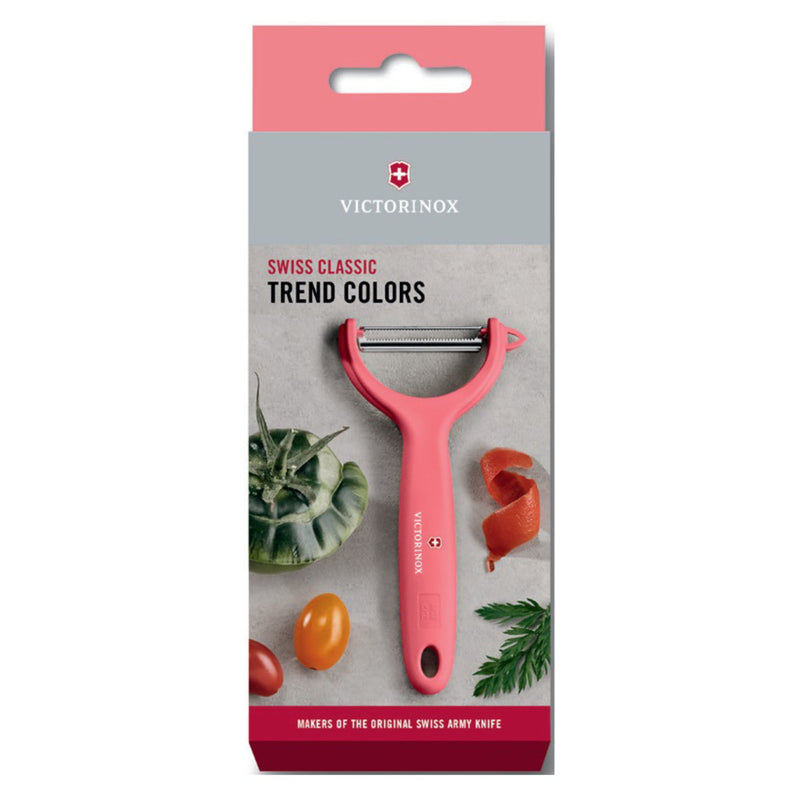 Victorinox Swiss Classic Peeler, Wavy Edge, Swiss Trend Colours Special Edition Tomato Red, Swiss made
