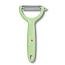 Victorinox Swiss Made Stainless Steel Swiss Classic Multipurpose Peeler Serrated/Wavy Edge, Apple Green, Peel Tomato Kiwi
