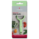 Victorinox Swiss Made Stainless Steel Swiss Classic Multipurpose Peeler Serrated/Wavy Edge, Apple Green, Peel Tomato Kiwi