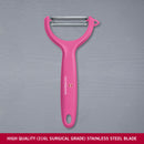 Victorinox Swiss Made, Stainless Steel Multipurpose Peeler, Serrated/Wavy Edge, Peel Tomato Kiwi