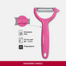 Victorinox Swiss Made, Stainless Steel Multipurpose Peeler, Serrated/Wavy Edge, Peel Tomato Kiwi