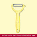 Victorinox Swiss Classic Peeler, Wavy Edge, Swiss Trend Colours Special Edition Lemon, Swiss Made