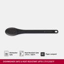 Victorinox Compact Spoon for everyday cooking or serving, Black, Small