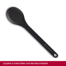 Victorinox Compact Spoon for everyday cooking or serving, Black, Large