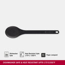 Victorinox Compact Spoon for everyday cooking or serving, Black, Large