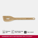 Victorinox Saute Tool-Turner with Angled Edge and Hole, Brown, Swiss Made