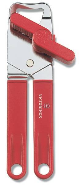 Victorinox Stainless Steel Multipurpose Bottle, Can, Tin Opener,18 cm, Red, Swiss Made